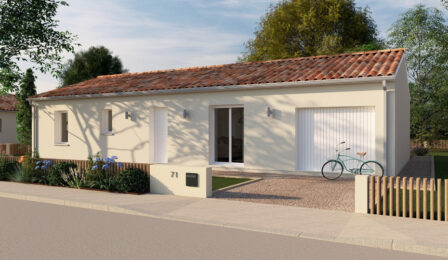 votre maison de 100m2 sur un terrain de 540m2 sur la commune de Le Passage au prix de 224900&euro; avec Alpha Constructions